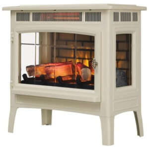 Lareira Elétrica Portátil, Área 92m2, DURAFLAME DFI 5010, Creme