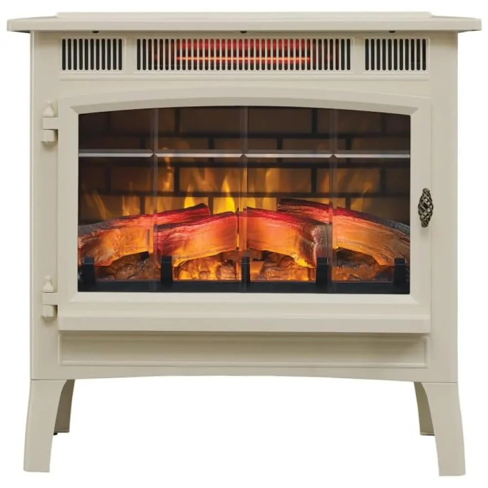 Lareira Elétrica Portátil, Área 92m2, DURAFLAME DFI 5010, Creme