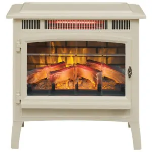 Lareira Elétrica Portátil, Área 92m2, DURAFLAME DFI 5010, Creme
