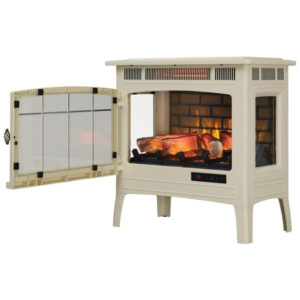 Lareira Elétrica Portátil, Área 92m2, DURAFLAME DFI 5010, Creme