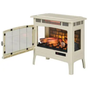 Lareira Elétrica Portátil, Área 92m2, DURAFLAME DFI 5010, Creme