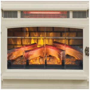 Lareira Elétrica Portátil, Área 92m2, DURAFLAME DFI 5010, Creme