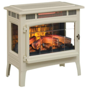 Lareira Elétrica Portátil, Área 92m2, DURAFLAME DFI 5010, Creme