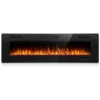 Lareira Elétrica Antarctic Star 91x46cm 1500W Chamas 12 Cores Embutir 110V
