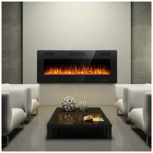 ectq2gtxp9180b_6 jpg - Lareira Elétrica de Embutir A45x91L, com Controle Remoto e Luz de LED, 1500W, 110v, ANTARCTIC STAR, Preto