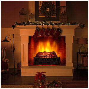 ectq3q4b649c0b_8 jpg - Lareira Elétrica Ecológica 26 66 cm com Controle Remoto, Cores de Chama Ajustáveis, Proteção Contra Superaquecimento e Temporizador de 8H, 110V 1500W, Tangkula, Preta