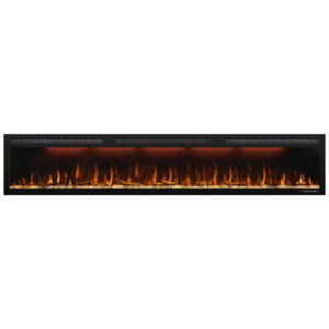 ectq5q3bglk80b_2 jpg - Lareira Elétrica de Embutir A45x223L com Controle Remoto e Digital, Luz LED, Chama Ajustável, 1500W, 110v, MYSTFLAME, Preto