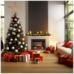 ectq8gmn6qx70b_1 jpg - Lareira Elétrica de Embutir A68x88L com Controle Remoto, 110V 1500W, RICHFLAME, Preta