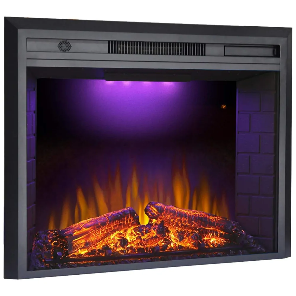 ectq91tx66z70b_3 jpg - Lareira Elétrica de Embutir A62x83L com Controle Remoto, 1500W, 110v, VALUXHOME VEF30T, Preto