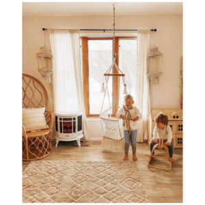 ectqawa4tj510b_5 jpg - Lareira Elétrica com Chamas 3D Ajustável, Branca, 110v, E FLAME USA EF FS2213W, Branco