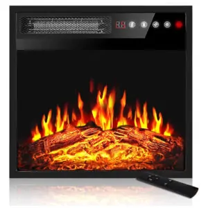 ectqf4mz7r2b0b_0 jpg - Lareira Elétrica de Embutir Compacta Portátil A44x45L cm com 5 Níveis de Brilho, Temporizador, Controle Remoto e Digital, 110V 1500W, BOSSIN, Preta