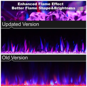 ectqfbbmws280b_5 jpg - Lareira Elétrica Xbeauty de 76 cm, Embutida ou de Parede, Linear, Ultrafina e Leve, LED, Tela Touch, Controle Remoto, 1500W