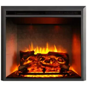ectqfncnjdl80b_0 jpg - Lareira Elétrica de Embutir A62x71L cm com Controle Remoto e Som de Crepitação de Fogo, 110V 1500W, RICHFLAME, Preta