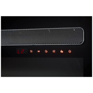 ectqg1fbfps70b_2 jpg - Lareira Elétrica de Embutir A49x121L cm com Controle Remoto, Chamas Realistas e Cama de Brasa Ajustável, 110V 1400W, Dimplex, Preta