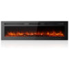 ectqg2hl6xh80b_0 jpg - Lareira Elétrica de Embutir A43x152L com Controle Remoto, 110V 1500W, Maxhonor, Preta