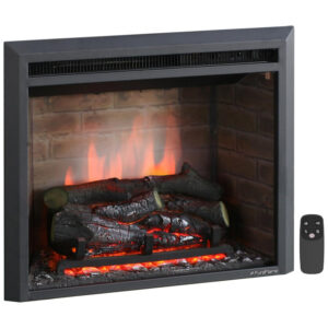 Lareira Elétrica de Embutir A54x62L com Controle Remoto, 1500W, 110v, PURAFLAME EF42D FGF, Preto