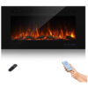 ectqj4nbdy6d0b_0 jpg - Lareira Elétrica Inteligente de 107 cm com Wi Fi, 5 Configurações de Chama, Troncos ou Cristais, Controle de Temperatura por Painel, Masarflame