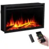 ectqk5xr8k6d0b_0 jpg - Lareira Elétrica Inteligente LegendFlame 84cm com Montagem na Parede, 2 Tipos de Instalação, Cores de Chama Multicoloridas, Controle Remoto Smart