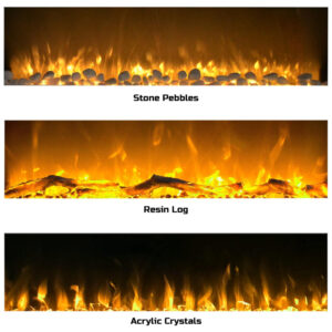 ectqk8smp0610b_1 jpg - Lareira Elétrica de Embutir A55x127L, com Controle Remoto e Luz de LED, 1500W, Branca, 110v, NORTHWEST 80 WSG02, Branco