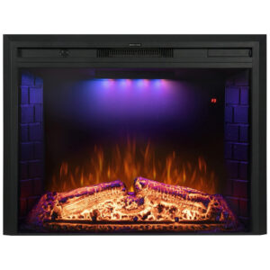ectqkvh9t7r90b_0 jpg - Lareira Elétrica de Embutir A62x83L com Proteção contra Superaquecimento e Chamas Ajustavel, 110V 1500W, Benrocks, Preta