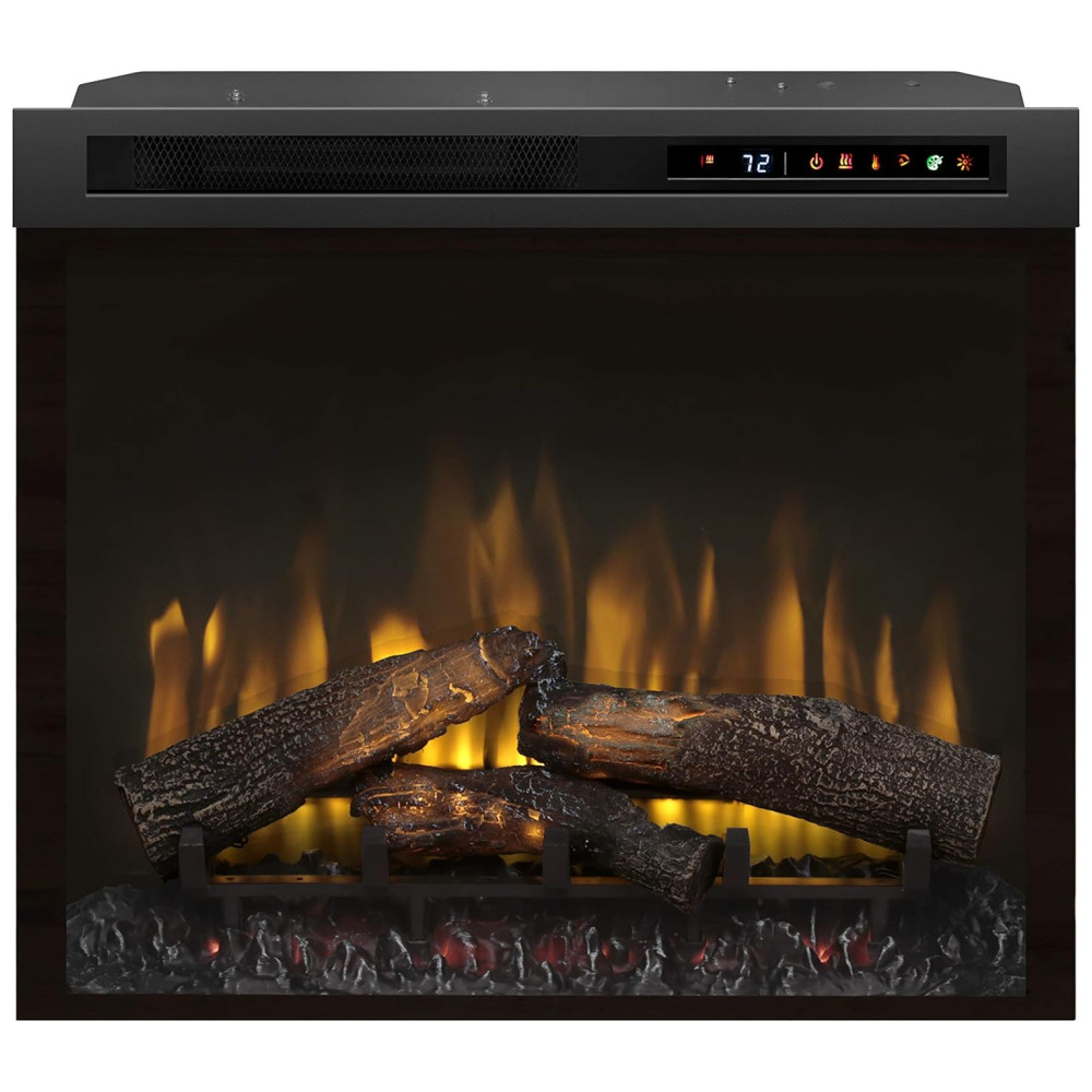 ectql1dqy1j70b_1 jpg - Lareira Elétrica de Embutir A59x69L com Controle Remoto e Chamas Multicolorida, 110V, Dimplex XHD28L, Preta