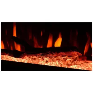 ectql2qcxv1b0b_1 jpg - Lareira Elétrica de Embutir A67x101L com Controle de Temperatura, 110V 1500W, Touchstone 80052, Preta