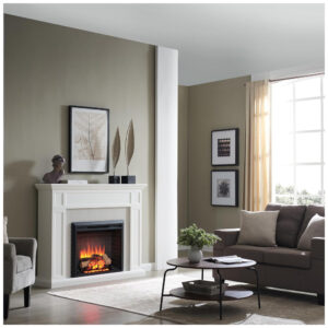 ectqlgnyjg390b_1 jpg - Lareira Elétrica de Embutir A61x77L com Controle Remoto e Som de Fogo, 1500W, 110v, LEGEND FLAME EF263, Preto