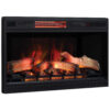Lareira Elétrica de Embutir A52x86L cm com Efeito de Chama 3D, 110V 1500W, ClassicFlame, Preta