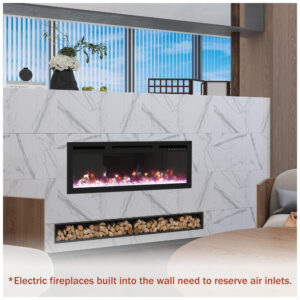 ectqmnpw6ktc0b_7 jpg - Lareira Elétrica de Embutir A35x91L cm com Baixo Ruído, 11 Opções de Chamas, Controle Remoto e Digital, 110V 1500W, MONDAWE, Preta