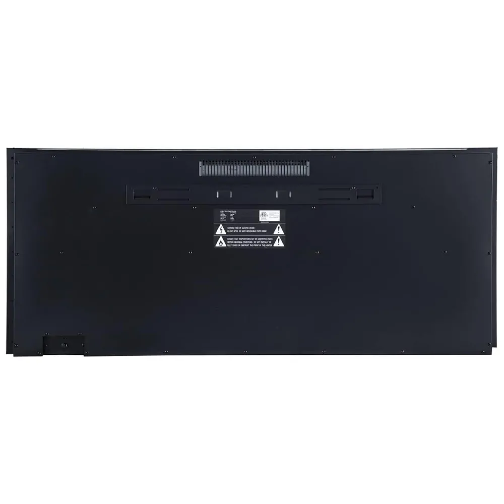 Lareira Elétrica de Embutir A54x127L com Controle por APP e Chamas Multicoloridas, 110V 1500W, Touchstone 86273, Prata