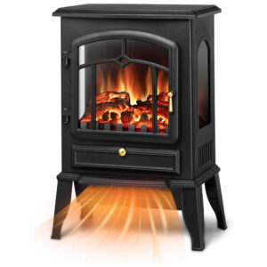 ectqq3q39y9c0b_0 jpg - Lareira Elétrica Portátil com Chamas Realista, Design Retrô e Termostato, 110V 1500W, Xbeauty, Preta