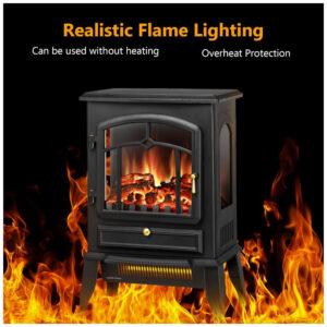 ectqq3q39y9c0b_1 jpg - Lareira Elétrica Portátil com Chamas Realista, Design Retrô e Termostato, 110V 1500W, Xbeauty, Preta