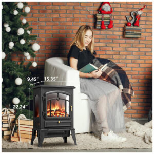 ectqq3q39y9c0b_6 jpg - Lareira Elétrica Portátil com Chamas Realista, Design Retrô e Termostato, 110V 1500W, Xbeauty, Preta