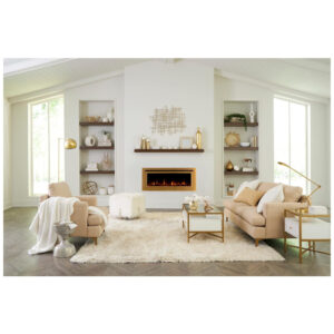 ectqq69ld7fb0b_7 jpg - Lareira Elétrica de Embutir A54x127L com Controle por APP e Chamas Multicoloridas, 110V 1500W, Touchstone 86275, Dourada