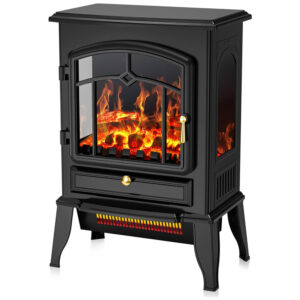 ectqq865ql6c0b_0 jpg - Lareira Elétrica Portátil com Chamas Realista, Segurança Contra Superaquecimento e Brilho Ajustável, 110V 1500W, COWSAR, Preta