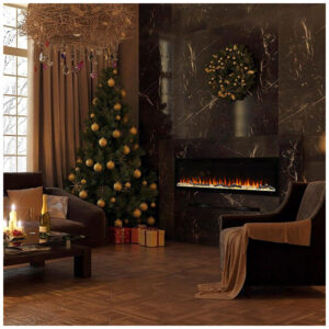 ectqqqw8cz190b_6 jpg - Lareira Elétrica de Embutir A43x127L cm com Ajuste da Cor, Brilho e Velocidade das Chamas, 110V 1500W, FIREBLAZE Where Warmth Begins, Preta