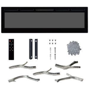 ectqr4pb4fmd0b_7 jpg - Lareira Elétrica de 127 cm, Embutida ou de Parede, com LED Touch, Controle Remoto e App Wi Fi. Aquecedor 1500 750W, 12 Cores Ajustáveis,Timer, AsyPets