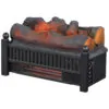 Lareira Elétrica Ecológica 20.5 52cm com Efeito Sonoro Crepitante, Controle Remoto e Termostato Ajustável, 110V 1350W, Duraflame DFI030ARU, Preta