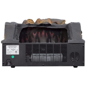 Lareira Elétrica Ecológica 20.5 52cm com Efeito Sonoro Crepitante, Controle Remoto e Termostato Ajustável, 110V 1350W, Duraflame DFI030ARU, Preta