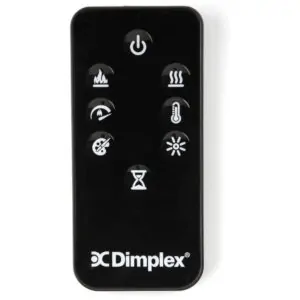 ectqsk2477570b_5 jpg - Lareira Elétrica de Embutir A48x66L com Controle Remoto e Chamas Multicolorida, 110V, Dimplex, Preta