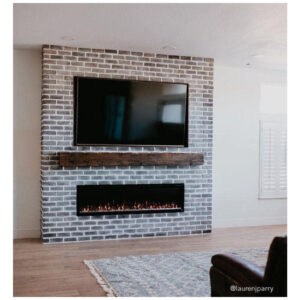 ectqskngvf1b0b_6 jpg - Lareira Elétrica de Embutir A48x213L com Controle Remoto e Chamas Multicolorida, 1500W, 110v, TOUCHSTONE 80050, Preto