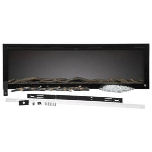 ectqskngvf1b0b_8 jpg - Lareira Elétrica de Embutir A48x213L com Controle Remoto e Chamas Multicolorida, 1500W, 110v, TOUCHSTONE 80050, Preto