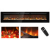ectqsr4mw83b0b_0 jpg - Lareira Elétrica de Embutir A43x203L com Controle Remoto, Temporizador e Chamas Multicolorida, 110V, Kentsky, Preta