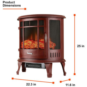 ectqsyq9cz570b_3 jpg - Lareira Elétrica com Chamas 3D Ajustável, 110v, E FLAME USA EF FS2213R, Vermelho