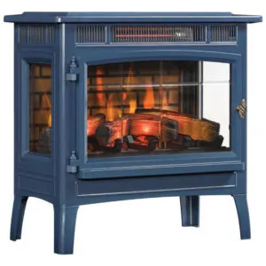 Lareira Elétrica Duraflame 61x59cm 1500W Chamas 3D Quartzo Portátil 110V