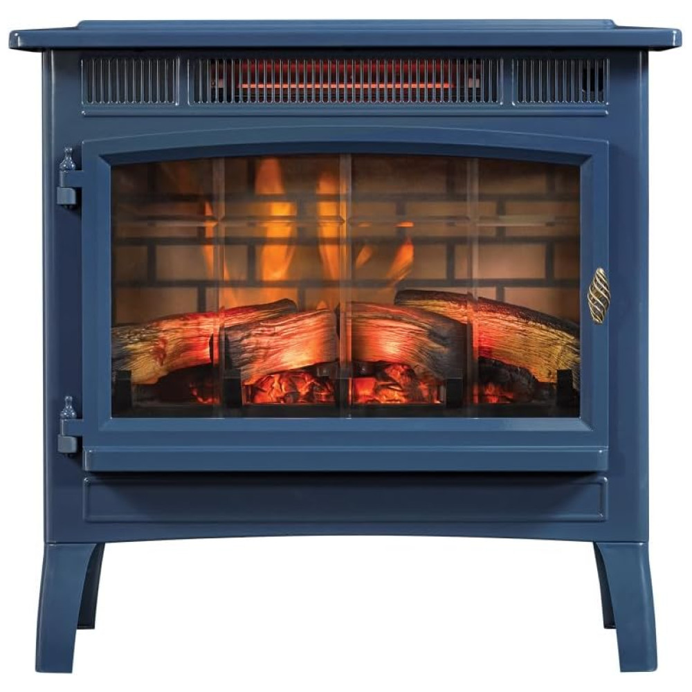 Lareira Elétrica Duraflame 61x59cm 1500W Chamas 3D Quartzo Portátil 110V