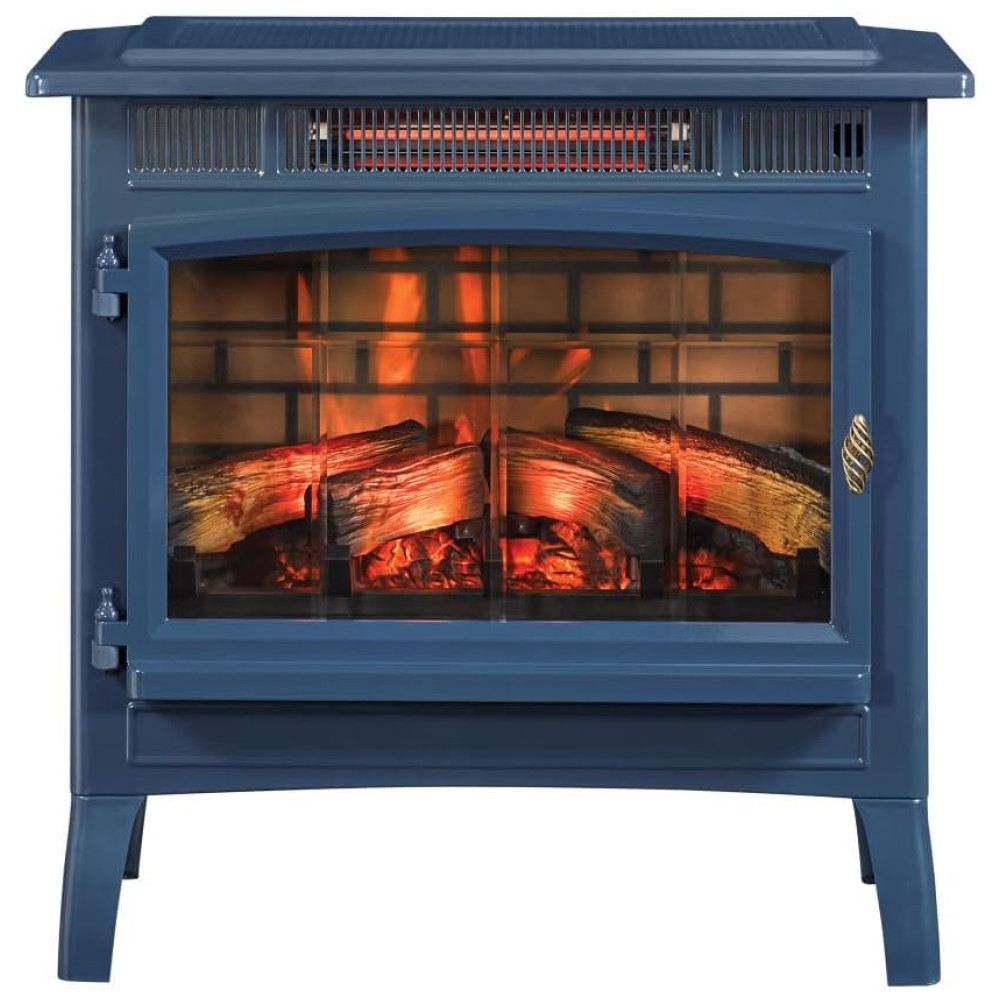 Lareira Elétrica Duraflame 61x59cm 1500W Chamas 3D Quartzo Portátil 110V