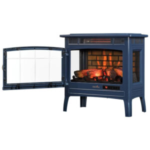 Lareira Elétrica Duraflame 61x59cm 1500W Chamas 3D Quartzo Portátil 110V