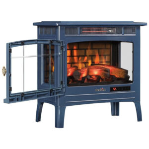 Lareira Elétrica Duraflame 61x59cm 1500W Chamas 3D Quartzo Portátil 110V