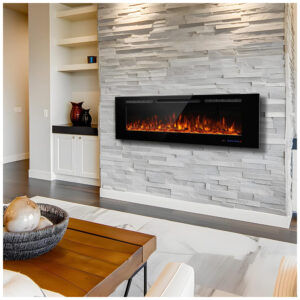 ectqvs55y8xb0b_1 jpg - Lareira Elétrica de Embutir A54x182L cm com Temporizador, Chama Multicolorida, Controle Remoto e Wifi, 110V 1500W, Dreamflame, Preta